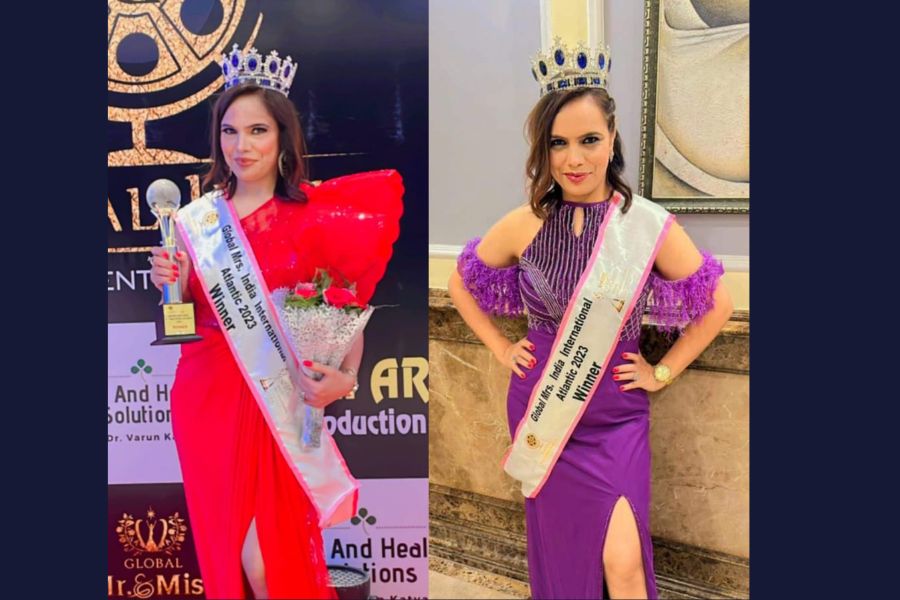 Mrs. Vani Nandwani Won the title of Global Mrs. India International Atlantic 2023