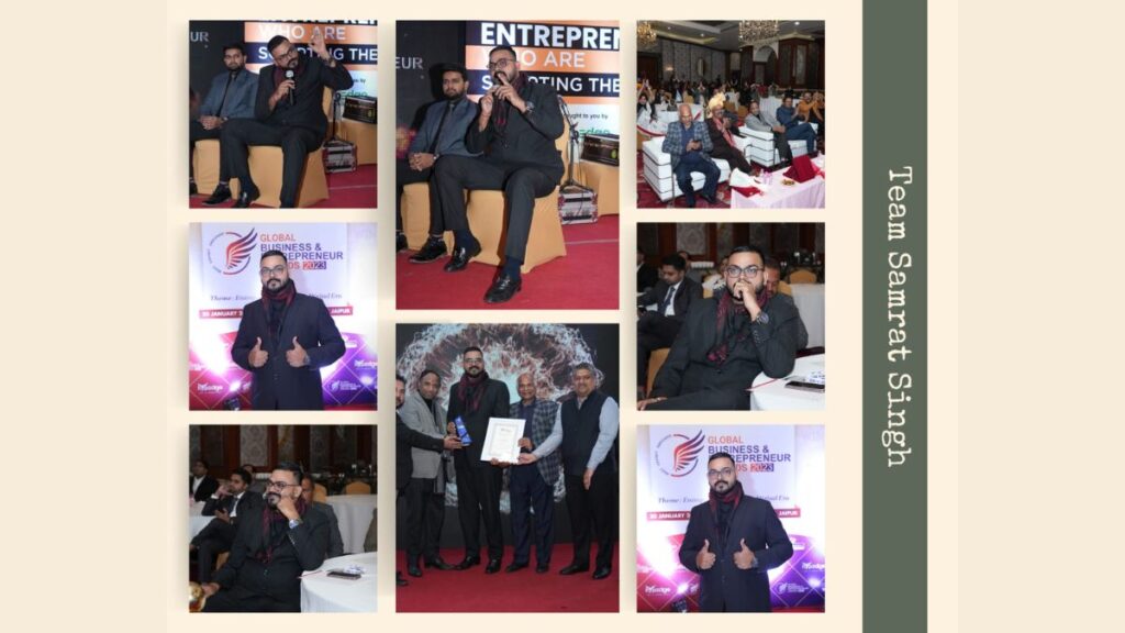 Team Samrat Multiventure Shines at Global Business & Entrepreneur Awards