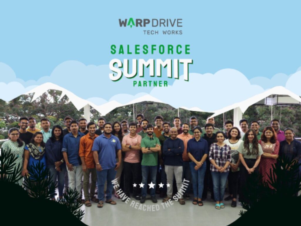 WarpDrive soars to Salesforce Summit Partnership! Happy Clients through Happy Employees