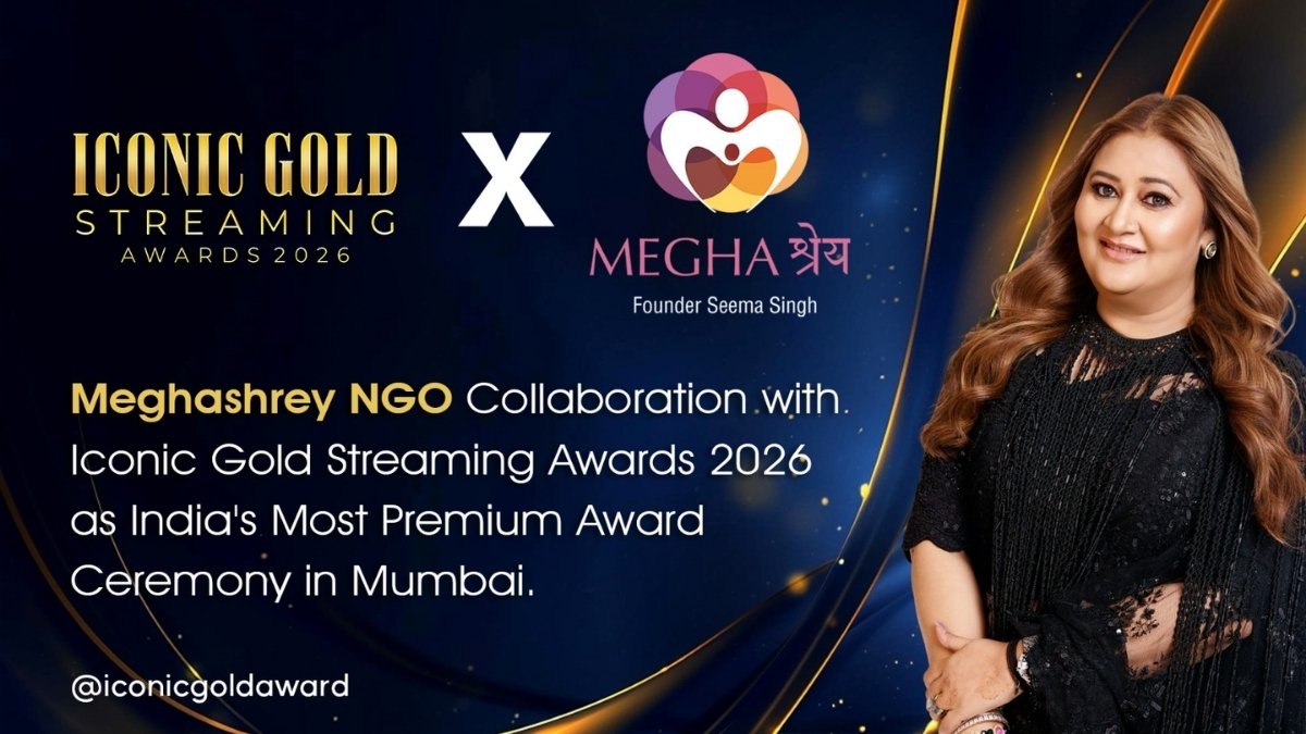 MeghaShrey NGO Associates with Iconic Gold Streaming Awards 2026